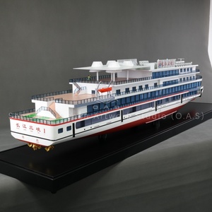 Modèle de bateau artisanal de haute qualité fabriqué par O.A.S Factory, modèle de croisière Yangtze Three Gorges personnalisé de 180 cm, cadeaux d'affaires - Product Image 4
