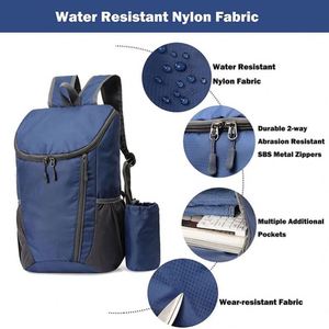 Fashionable Outdoor Casual Sports <b>Backpacks</b> Ultralight <b>Trekking</b> Bag Water Resistant Climbing Hiking Arcuate Shoulder Zipper - Product Image 6