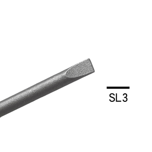 Embout de tournevis magnétique à tête plate de 75 mm de long, 3 mm, tige hexagonale de 1/4 pouce, acier S2 <span class=keywords><strong>pour</strong></span> visseuses à percussion, aimant puissant - Product Image 3