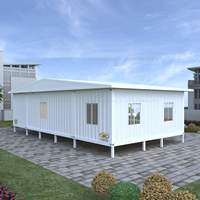 La construction rapide modifiée la plus populaire vente à chaud maison en conteneur d'exportation plate et cubique de 40 pieds de haut avec 3 chambres à coucher
