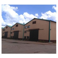 Bâtiment d'atelier en structure acier SAFS, kit de charpente métallique préfabriqué pour l'entreposage d'équipements agricoles