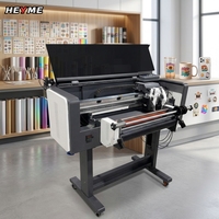 Impresora de Etiquetas UV DTF Heyme 30CM60CM A1A2A3 con Cabezales Duales XP600 I1600 I3200 para Vidrio, Carcasas de Teléfono y Vasos