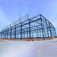 Bâtiment préfabriqué en structure acier résistant au feu pour atelier, entrepôt haute résistance en structure acier