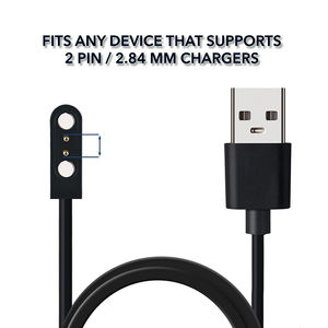 Cable de Carga Magnético <span class=keywords><strong>Universal</strong></span> de <span class=keywords><strong>2</strong></span> <span class=keywords><strong>Pines</strong></span> para Reloj Inteligente, Cable de Datos USB de PVC de 60 cm, <span class=keywords><strong>Cargador</strong></span> para Reloj Inteligente de <span class=keywords><strong>2</strong></span>,84 mm - Product Image 4