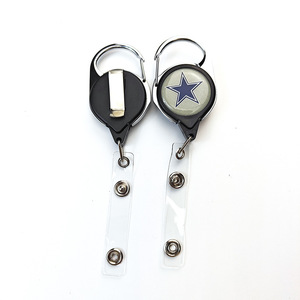 Penjepit ID Retractable Tim NFL dari Zinc-alloy 32, Anti-Hilang dengan Lapisan Epoxy, Mudah Ditarik - Product Image 4