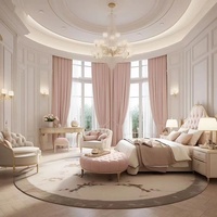 Séparateur de chambre d'hôtel français blanc bois massif 3 d brique spc ps panneaux muraux en polystyrène décoration intérieure de la maison