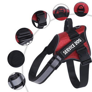 Einstellbare reflektierende Sicherheits-Haustier weste Arnes Para Perro Harness Puppy Service Hunde weste mit Außen kontroll griff und Leine - Product Image 1