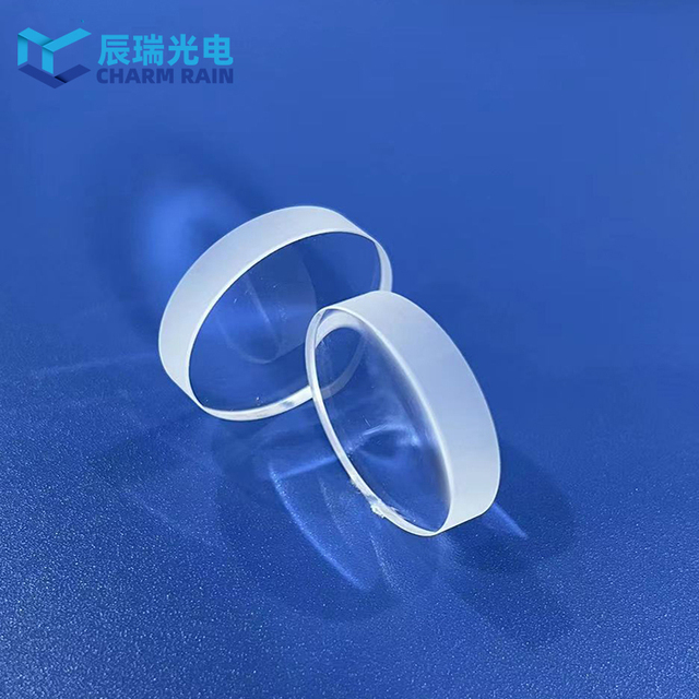 Low Dispersion Focusing Lens 5-300mm Quartz Double Convex Lens for Microscope Objective