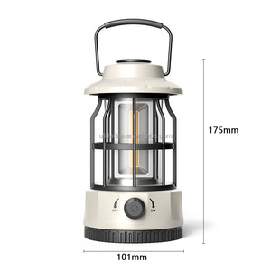 Lanterne de Camping LED Portable, Source de lumière COB noire, étanche, utilisation en extérieur, 10 pièces/lot - Product Image 4
