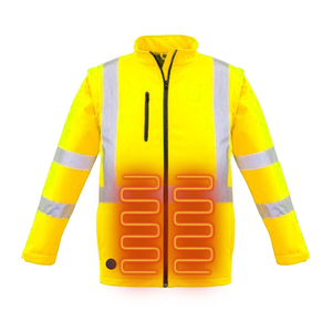 654 Hombres X Mark <span class=keywords><strong>chaqueta</strong></span> de seguridad reflectante Hi Vis Uniformes para hombres ropa de trabajo <span class=keywords><strong>chaqueta</strong></span> impermeable - Product Image 1