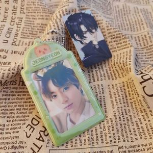 Korean Style PVC Id <b>Card</b> Case Cute Custom Printed Pattern Keychain <b>Card</b> <b>Holder</b> with Rubber for Photos & Credit <b>Cards</b> - Product Image 2