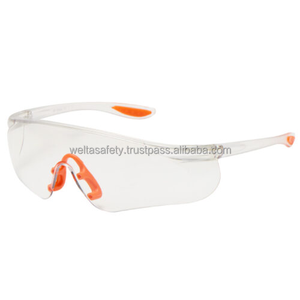Gafas de seguridad sin marco certificadas WELTA CE EN16321, revestimiento antivaho/antiarañazos, lentes de PC resistentes a impactos, protección ocular - Product Image 2