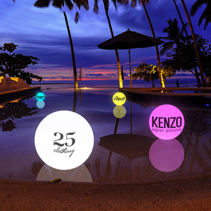 Không thấm nước vườn tổ chức sự kiện toàn cầu treo trang trí lớn ngoài trời giáng sinh dẫn phát sáng quả cầu bóng hồ bơi ánh sáng - Product Image 3