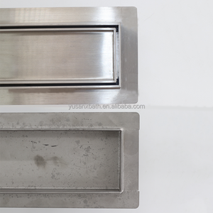 रैखिक आयताकार फर्श ड्रेन स्ट्रैनर 2-इन-1 टाइल सम्मिलित लंबे बाथरूम शॉवर डेलर सुशी304 स्टेनलेस स्टील नई डिजाइन नाली - Product Image 6