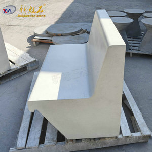 Nuevo Banco de Hormigón UHPC Magic Stone para Exteriores, Material de Alto Rendimiento para Ingeniería de Paisajes, Mobiliario para Parques - Product Image 3