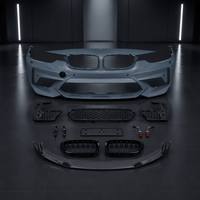 Kit carrosserie style M3 CS pour BMW Série 3 F30 F35 2013-2018, pare-chocs avant large 1:1, pièces de modification