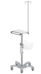 Eropa OEM troli laptop seluler portabel <span class=keywords><strong>ECG</strong></span> medis troli troli berdiri <span class=keywords><strong>ultrasound</strong></span> dengan pemegang probe - Product Image 2