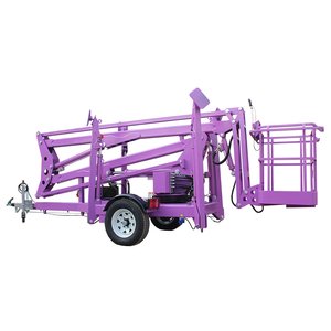 Plateforme élévatrice articulée mobile pour travaux en hauteur, idéale pour l'entretien des lampadaires et la décoration des centres commerciaux - Product Image 1