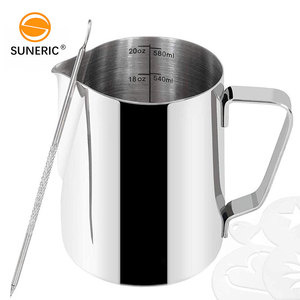 Ensemble de pochoirs créatifs pour la décoration du café, en acier inoxydable, stylo pour l'art du latte, mousseur <span class=keywords><strong>à</strong></span> <span class=keywords><strong>lait</strong></span>, <span class=keywords><strong>petit</strong></span> pichet <span class=keywords><strong>à</strong></span> <span class=keywords><strong>lait</strong></span> - Product Image 4
