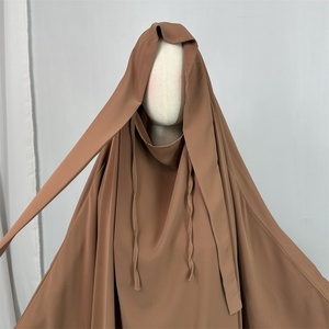Modest Abaya Jilbab With Veil Belt Elegant Simple Muslim Women Prayer <b>Dress</b> Islamic Arabic Dubai <b>Eid</b> Abaya 6493# - Product Image 5