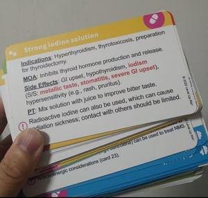 Set Completo di Carte Compatte Personalizzate per Categorie di Farmaci, Scopi Terapeutici, Nomi Generici, Antidotti, Etichette, Farmacologia, 230+ - Product Image 4