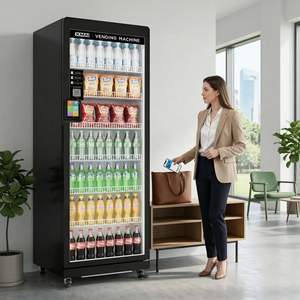 Distributeur automatique réfrigéré compact XMAI 15 pieds cubes avec vision IA et connectivité 4G, compatible Apple <span class=keywords><strong>Pay</strong></span> et Google <span class=keywords><strong>Pay</strong></span>, pour hôpitaux - Product Image 1