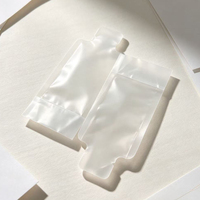 Pochette alimentaire transparente personnalisée de forme spéciale pour emballage de boissons électrolytiques et jus de sport
