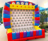 Jeu Plinko gonflable durable pour carnaval et festivals Jeu gagnant de prix passionnant