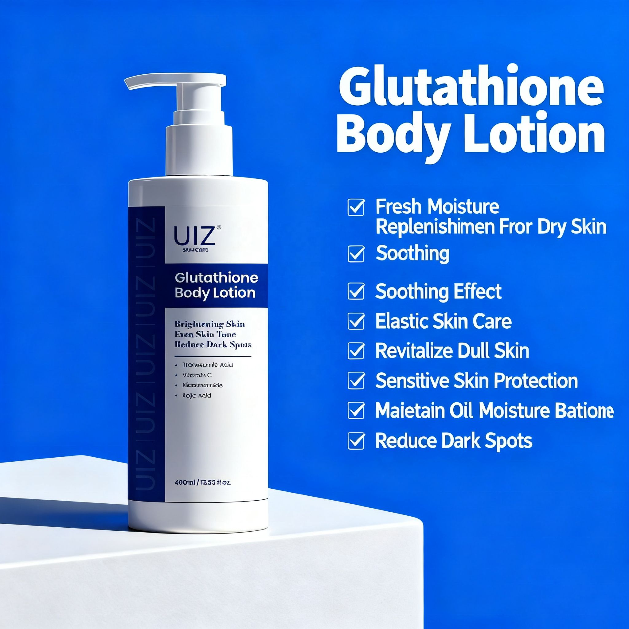 glutathione moist whitening lotion SkinWhite + Vitamin C SPF20 350ml Whitening & Black Spot Corrector