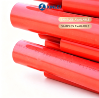 Conduit de câblage MPP orange DN110, conduit de câblage en polypropylène modifié, conduit flexible haute pression, tuyau industriel