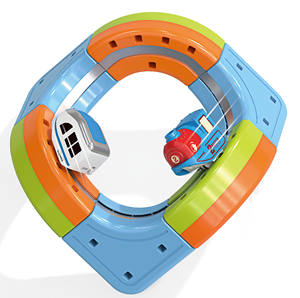 Kereta Rel Magnetik Kubus Elektromagnetik USB Pengisian Daya Rel Kereta Api Melatih Kreativitas untuk Anak Mainan Slot Orbit Levitasi - Product Image 2