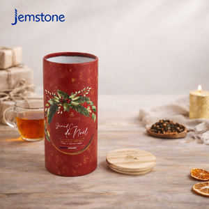 Emballage en tube de papier conçu pour les marques de thé en vrac avec une structure durable, un design protecteur et une impression de logo personnalisée - Product Image 3