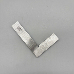 RF phẳng vuông thép không gỉ Carbon góc phải 90 độ l-hình dạng 100x70mm góc thước đo đo công cụ din874 Độ chính xác - Product Image 1