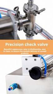 เครื่องบรรจุของเหลวแบบหัวฉีดสำหรับน้ำมันซักผ้า น้ำ น้ำมัน ขวดแยม น้ำผึ้ง ซอสพริก สบู่ น้ำผลไม้ นม ของเหลวบรรจุขวด - Product Image 6