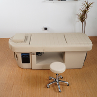 Table de massage thaïlandaise avec lit de shampoing à circulation d'eau pour spa capillaire japonais, pédicure et bain de pieds