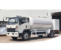 Camion-citerne mobile GPL HOWO 8 m³ – Distributeur de GPL – Camion de transport de gaz liquéfié 4, 5, 6, 7 tonnes – Remplissage