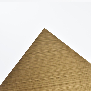 Fornitore di lastre Ferosteel Ss metallo decorativo colorato 304 finitura dell'attaccatura dei capelli acciaio inossidabile Foshan 4 x8 Ss316 in Qatar personalizza BV - Product Image 3