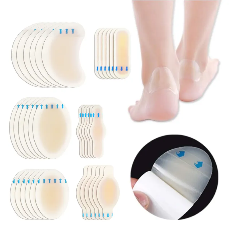 Hoge Kwaliteit Fabriek Prijs Hydrocolloïde Blaar Pleisters Kussen Dressings Zelfklevende Voet Patch Dressing Wondverzorging Pijnverlichting