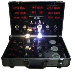 Portable LED Demo Case Led Lights Show Case for E14 E27 MR16 GU10 G9 T8 T5 Tube
