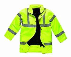 High-Viz fluor zierende gelbe Jacke