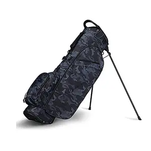 Kamuflaj mor özel golf stand çantası