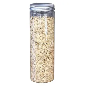 wholesale empty plastic pet jar with lid clear pet plastic jar food grade pet jar