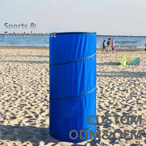 Tenda portatile con cerniera e sistema pop-up, da spiaggia, per esterni, anti UV, riparo dal
