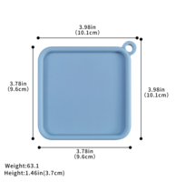 Plateau de nourriture pour bébé en silicone sans BPA Plateau de congélation de purée flexible lavable au lave-vaisselle avec porte-cônes pour outils de crème glacée