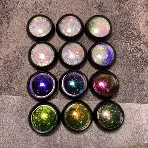 Produits tendance 2023 nouveau 12 couleurs miroir magique brillant poudre de paillettes d'ongles pour l'art des ongles