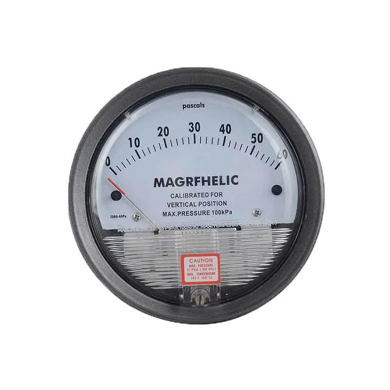 TE2000 micro differential pressure gauge, it can become a negative pressure gauge