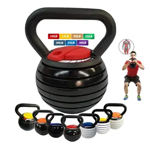 kettlebell 15 lbs Suppliers-10 15 20 25 30 35 40 lbs Kettlebells Weight Sets Home Fitness Gym Equipment Adjustable KettleBells