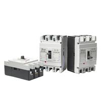 Disjoncteurs miniatures (MCCB) 250A AC 4 pôles 3 phases DC TP 400V 18KA Capacité de coupure Protection LSIG 50Hz Montage sur panneau