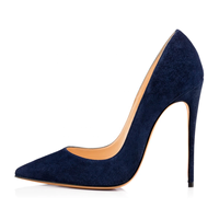 Escarpins à talons hauts pour femmes, chaussures à design personnalisé, vert et blanc, vente en usine, prix d'usine