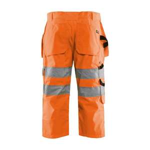 Blaklader-153918115300C52กางเกงขาสั้นโจรสลัด Hi-Vis สีส้ม-EAN 7330509629017 HI-VIS Workwear - Product Image 2